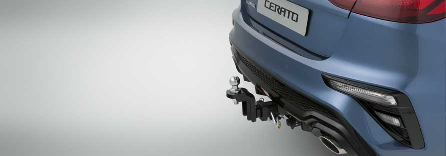 Cerato Hatch Tow Bar Kit with Trailer Wiring