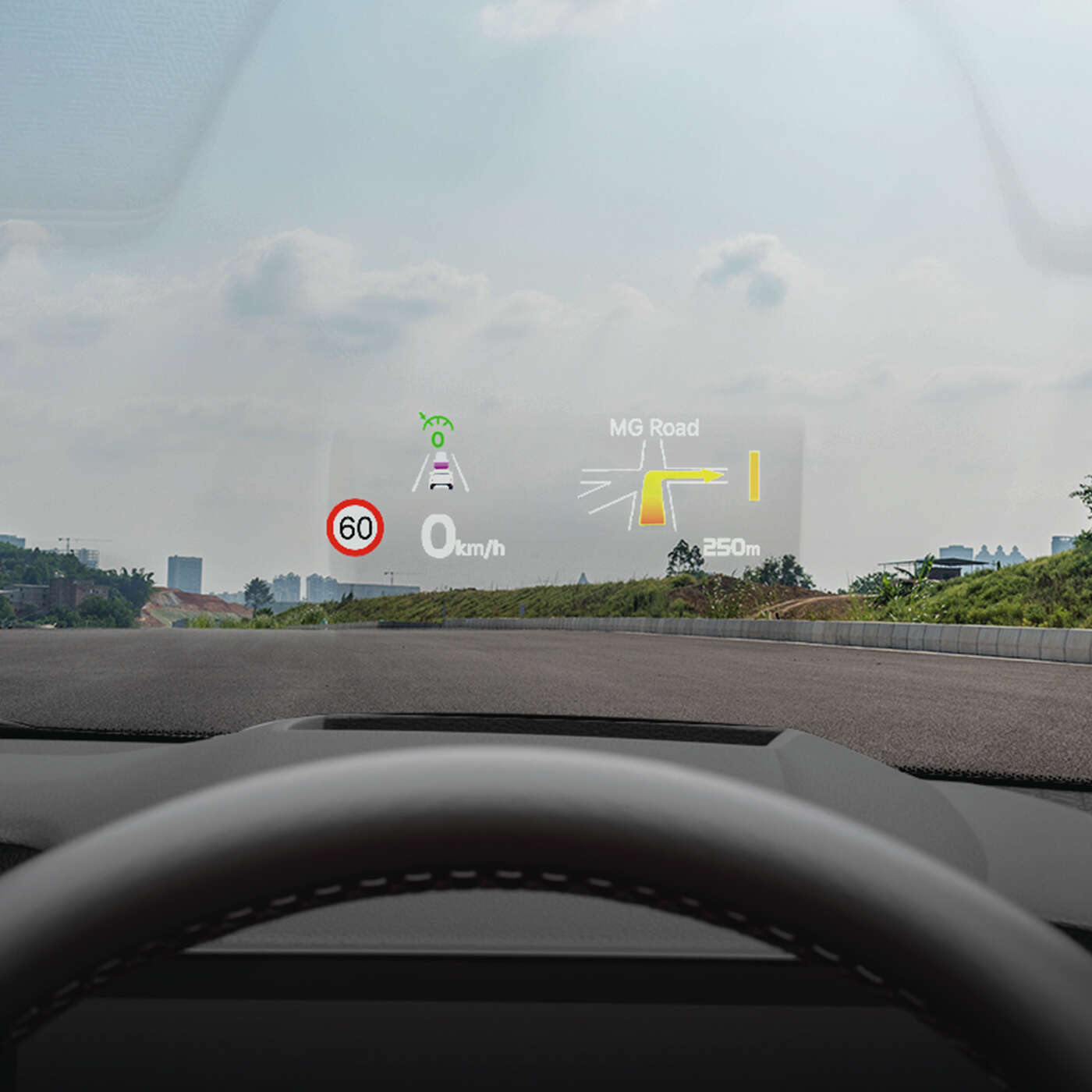 Advanced Head-up Display feature in 2024 Kia Carnival