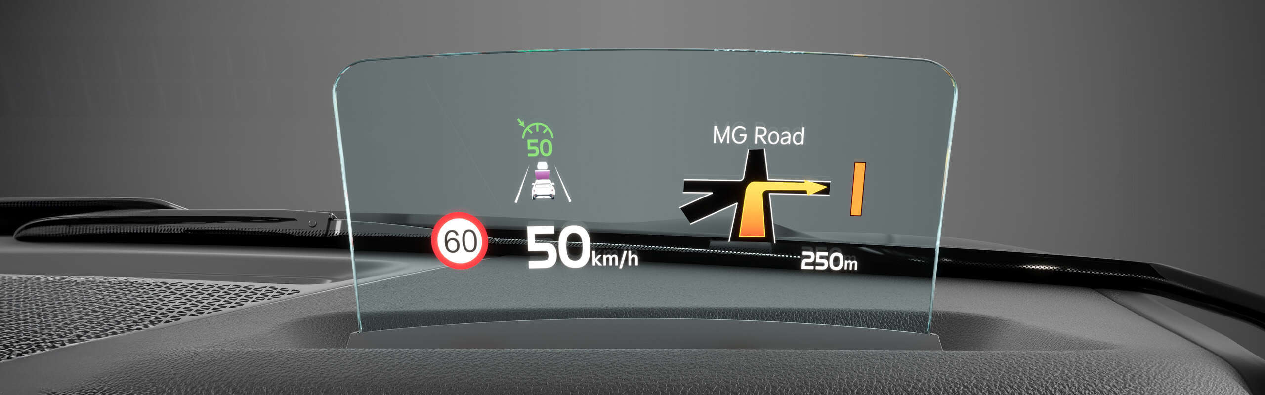 Image of Smart 20.32 cm Heads Up Display within Kia Seltos X Line