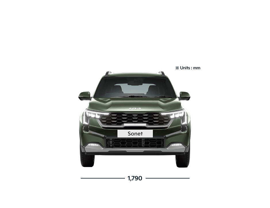 kia-Sonet-dimensions-front-w