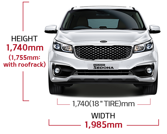 Grand Sedona Specs Suv Mpv Kia Motors Indonesia