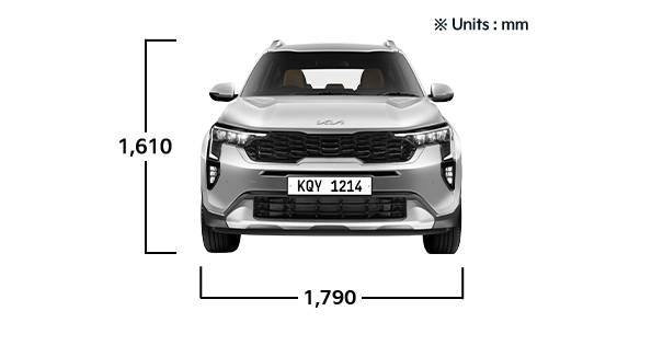 kia-sonet-white-dimensions-front-t