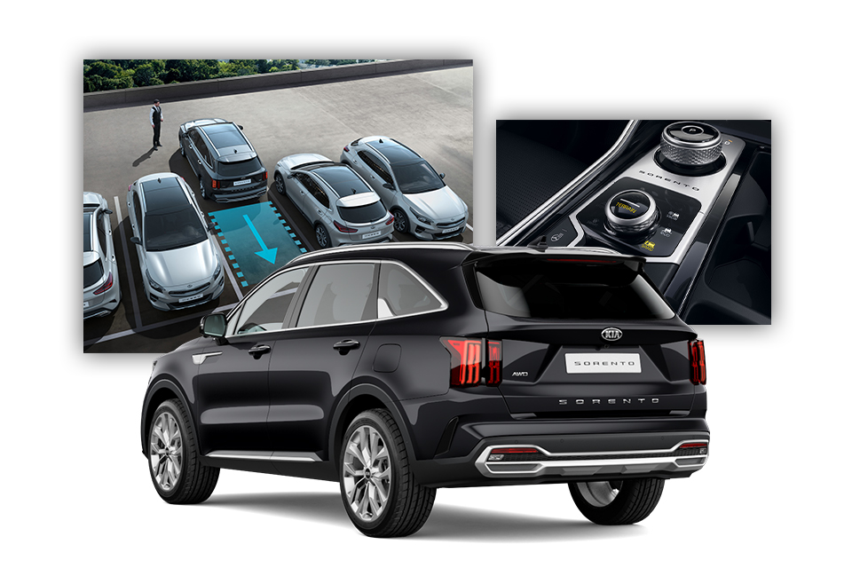 Sorento – Fjernbetjent parkeringsassistent (RSPA) og Terrain Mode Selector (TMS) | Kia SUV