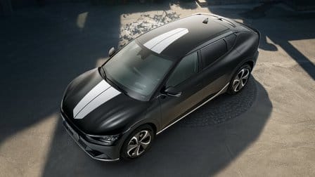 Polep karosérie "Závodné pruhy", biele