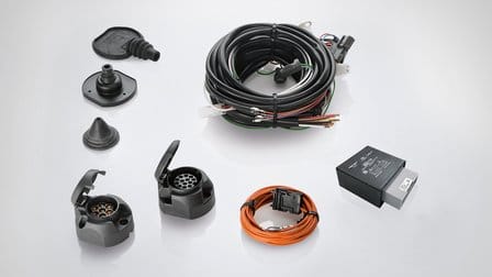 Elektroinštalácia k ťažnému zariadeniu, 7-pólová