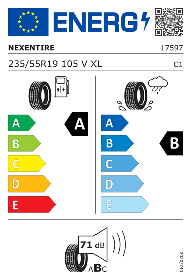 Kia Tyre Label  - hankook-215-50R19