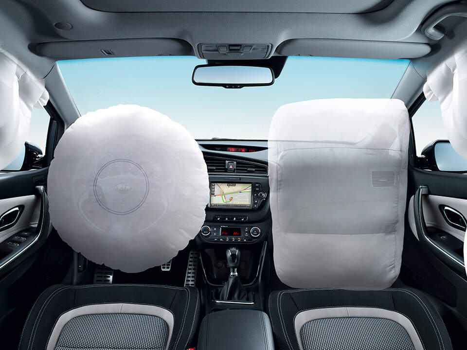 Airbags de sécurité de la Kia pro_cee'd