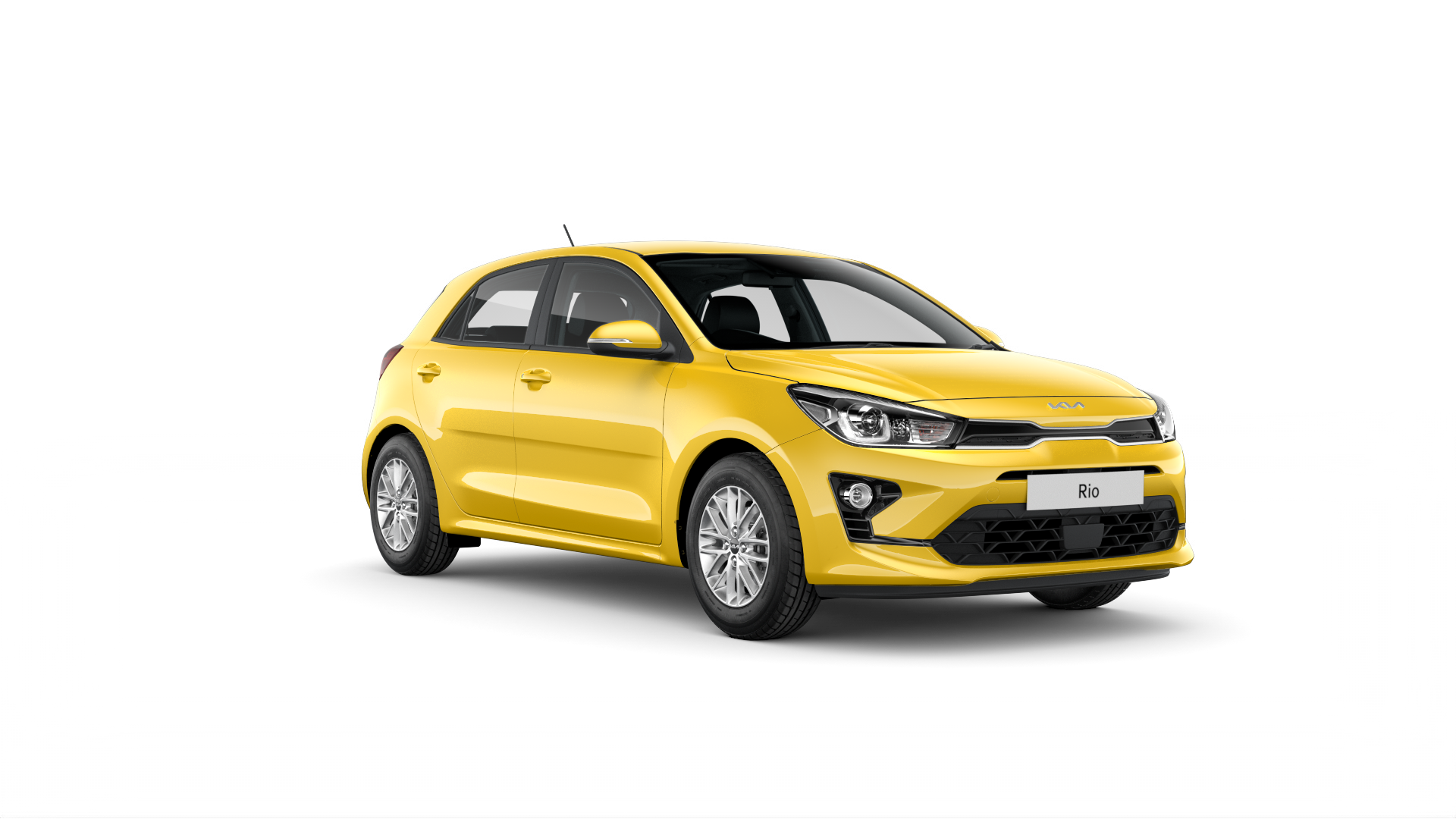 Kia rio yellow